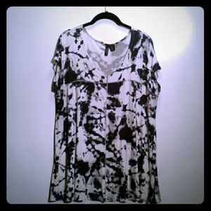 CYNTHIA ROWLEY Super Flowy  Tunic  1X